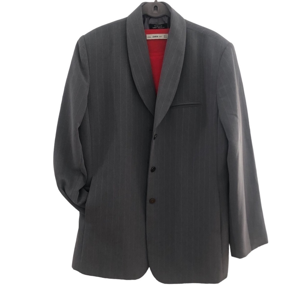NWT  Pin Striped button up blazer size 14 Giorgio Sant Angelo